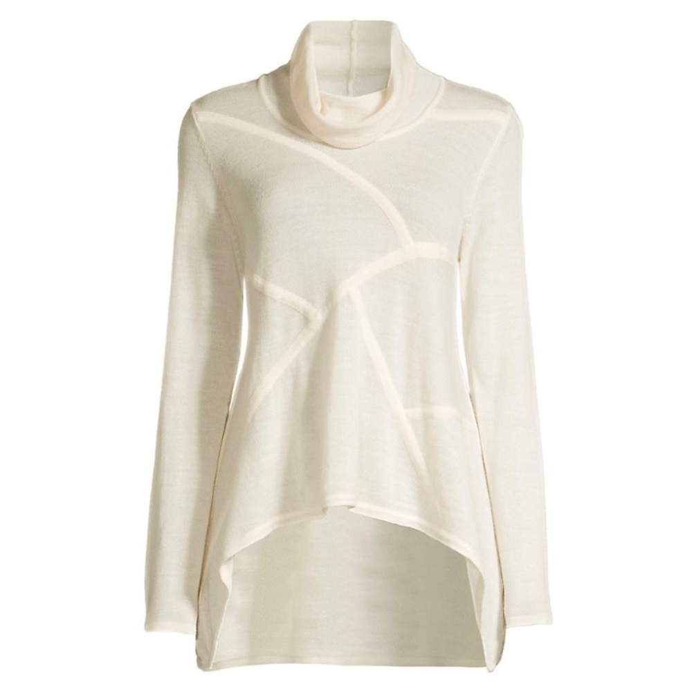 NWT Donna Karan Wool Blend Asymmetrical Sweater